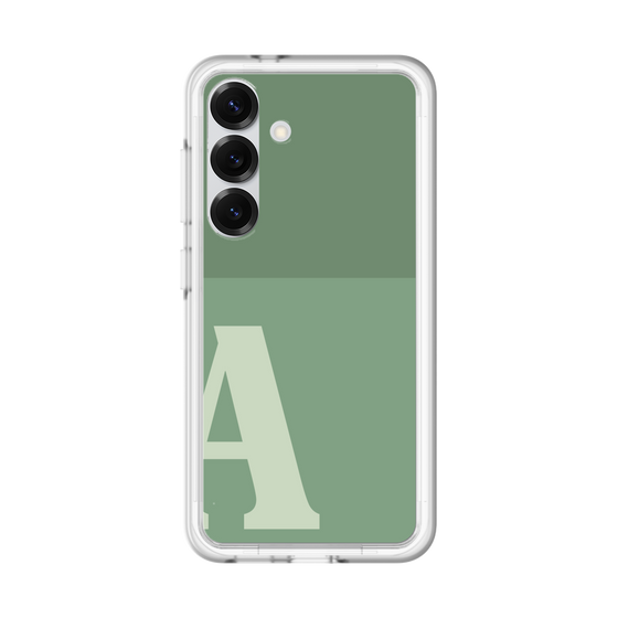 スリムプロテクションプレミアムケース［ オリジナル - initial two tone - A green ］