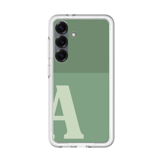 スリムプロテクションプレミアムケース［ オリジナル - initial two tone - A green ］