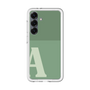スリムプロテクションプレミアムケース［ オリジナル - initial two tone - A green ］