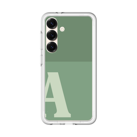 スリムプロテクションプレミアムケース［ オリジナル - initial two tone - A green ］