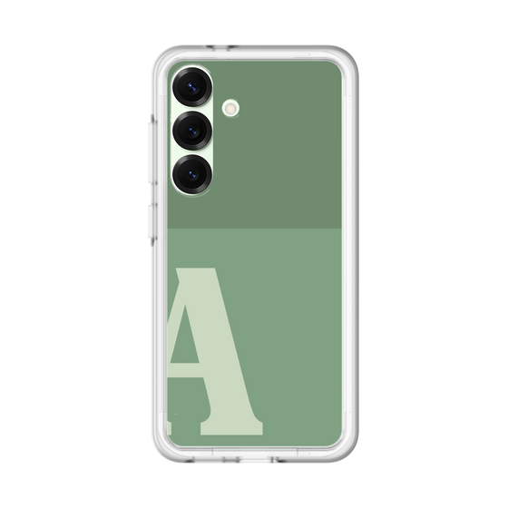 スリムプロテクションプレミアムケース［ オリジナル - initial two tone - A green ］