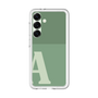 スリムプロテクションプレミアムケース［ オリジナル - initial two tone - A green ］