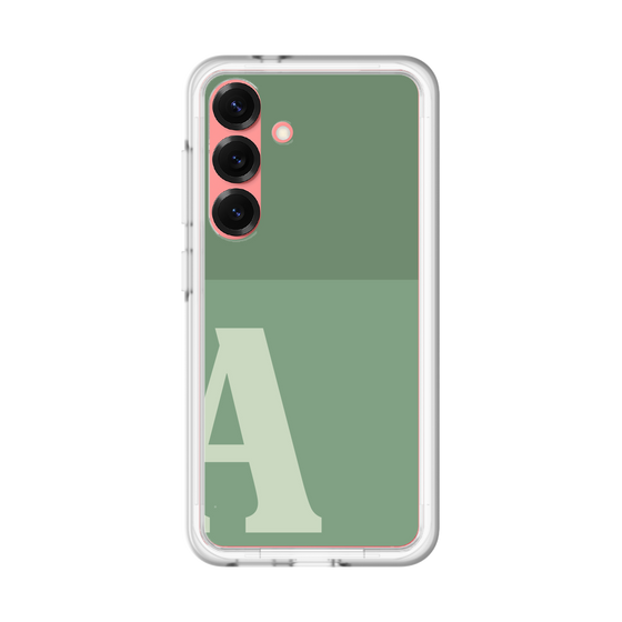 スリムプロテクションプレミアムケース［ オリジナル - initial two tone - A green ］