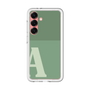 スリムプロテクションプレミアムケース［ オリジナル - initial two tone - A green ］