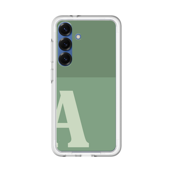 スリムプロテクションプレミアムケース［ オリジナル - initial two tone - A green ］