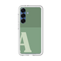 スリムプロテクションプレミアムケース［ オリジナル - initial two tone - A green ］
