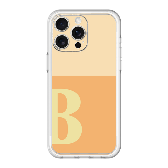 スリムプロテクションプレミアムケース［ オリジナル - initial two tone - B orange ］