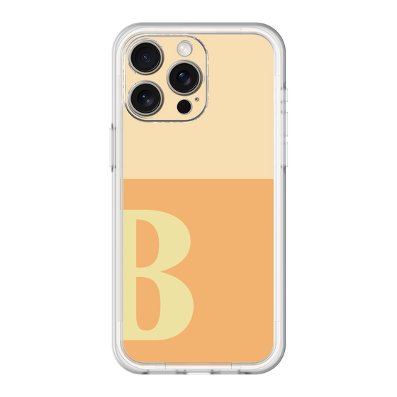 スリムプロテクションプレミアムケース［ オリジナル - initial two tone - B orange ］