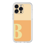 スリムプロテクションプレミアムケース［ オリジナル - initial two tone - B orange ］
