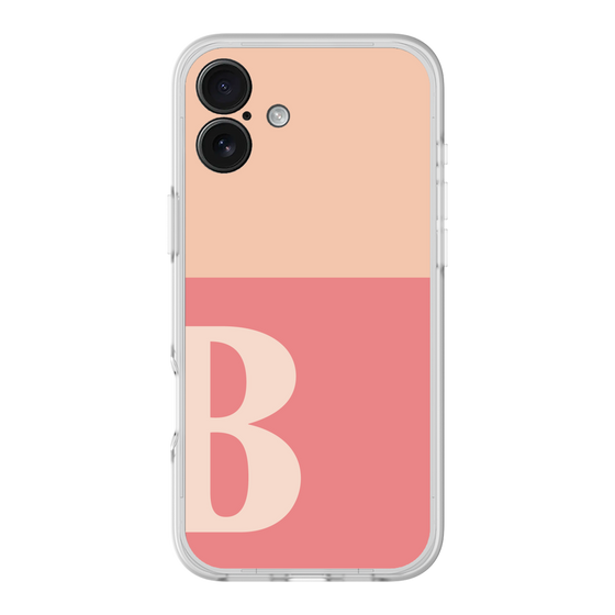 スリムプロテクションプレミアムケース［ オリジナル - initial two tone - B pink ］