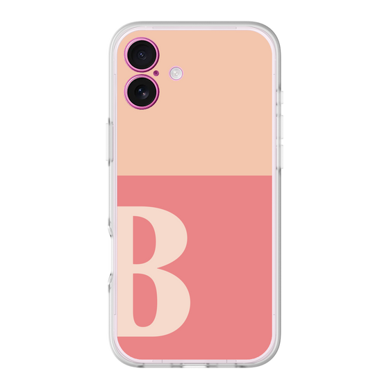 スリムプロテクションプレミアムケース［ オリジナル - initial two tone - B pink ］