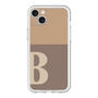 スリムプロテクションプレミアムケース［ オリジナル - initial two tone - B brown ］