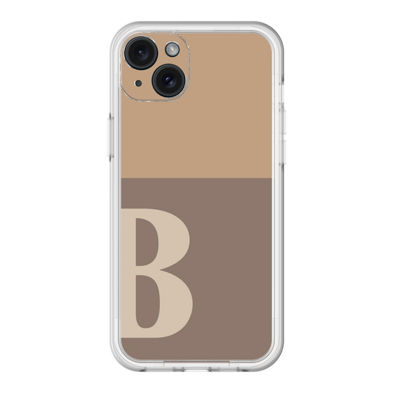 スリムプロテクションプレミアムケース［ オリジナル - initial two tone - B brown ］
