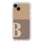 スリムプロテクションプレミアムケース［ オリジナル - initial two tone - B brown ］