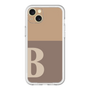 スリムプロテクションプレミアムケース［ オリジナル - initial two tone - B brown ］