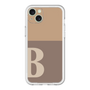 スリムプロテクションプレミアムケース［ オリジナル - initial two tone - B brown ］