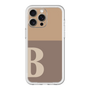 スリムプロテクションプレミアムケース［ オリジナル - initial two tone - B brown ］