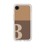 スリムプロテクションプレミアムケース［ オリジナル - initial two tone - B brown ］