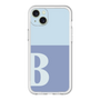 スリムプロテクションプレミアムケース［ オリジナル - initial two tone - B blue ］