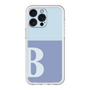 スリムプロテクションプレミアムケース［ オリジナル - initial two tone - B blue ］