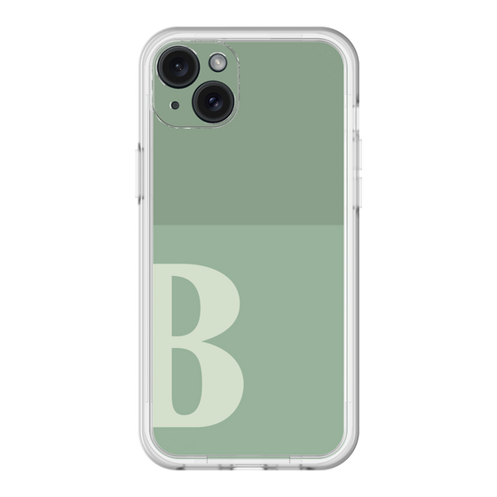 スリムプロテクションプレミアムケース［ オリジナル - initial two tone - B green ］