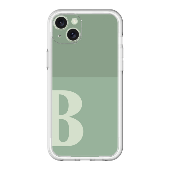 スリムプロテクションプレミアムケース［ オリジナル - initial two tone - B green ］
