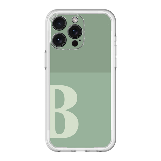 スリムプロテクションプレミアムケース［ オリジナル - initial two tone - B green ］