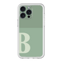 スリムプロテクションプレミアムケース［ オリジナル - initial two tone - B green ］
