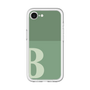スリムプロテクションプレミアムケース［ オリジナル - initial two tone - B green ］