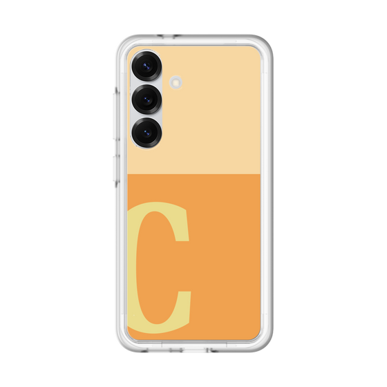 スリムプロテクションプレミアムケース［ オリジナル - initial two tone - C orange ］
