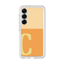 スリムプロテクションプレミアムケース［ オリジナル - initial two tone - C orange ］