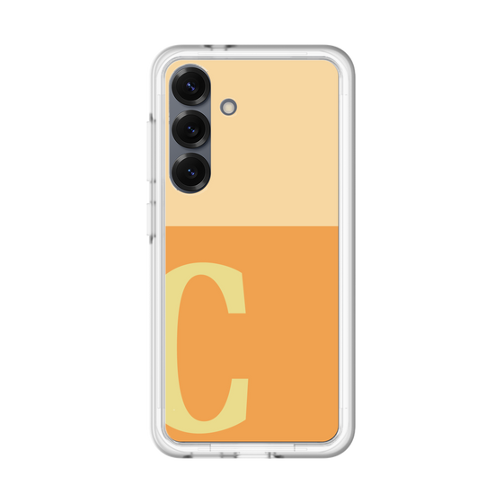 スリムプロテクションプレミアムケース［ オリジナル - initial two tone - C orange ］