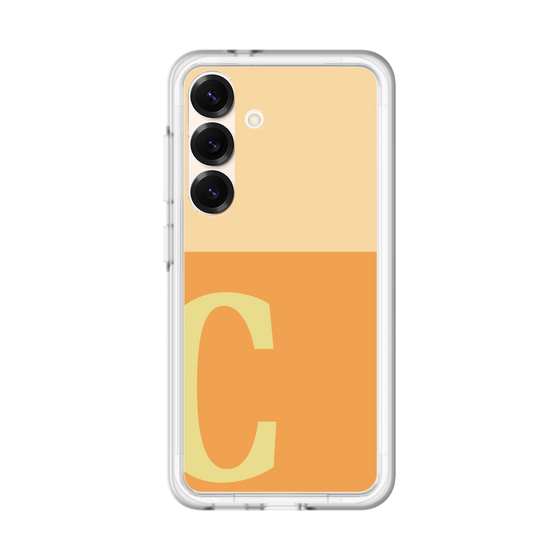 スリムプロテクションプレミアムケース［ オリジナル - initial two tone - C orange ］