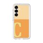 スリムプロテクションプレミアムケース［ オリジナル - initial two tone - C orange ］