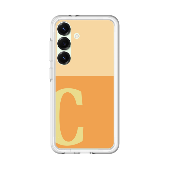 スリムプロテクションプレミアムケース［ オリジナル - initial two tone - C orange ］