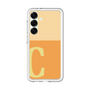 スリムプロテクションプレミアムケース［ オリジナル - initial two tone - C orange ］