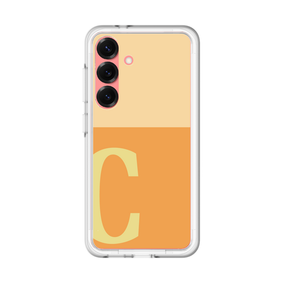 スリムプロテクションプレミアムケース［ オリジナル - initial two tone - C orange ］