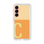 スリムプロテクションプレミアムケース［ オリジナル - initial two tone - C orange ］