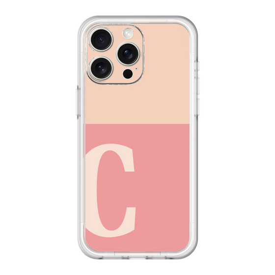 スリムプロテクションプレミアムケース［ オリジナル - initial two tone - C pink ］