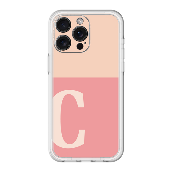スリムプロテクションプレミアムケース［ オリジナル - initial two tone - C pink ］