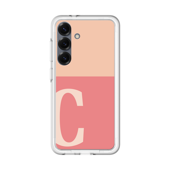 スリムプロテクションプレミアムケース［ オリジナル - initial two tone - C pink ］