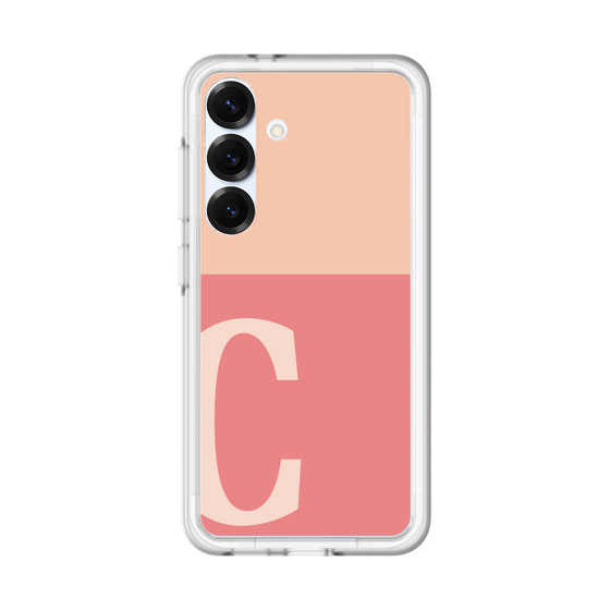 スリムプロテクションプレミアムケース［ オリジナル - initial two tone - C pink ］