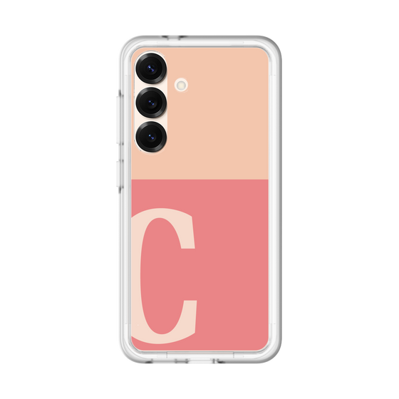 スリムプロテクションプレミアムケース［ オリジナル - initial two tone - C pink ］
