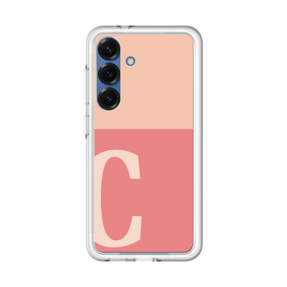 スリムプロテクションプレミアムケース［ オリジナル - initial two tone - C pink ］