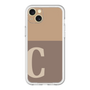 スリムプロテクションプレミアムケース［ オリジナル - initial two tone - C brown ］