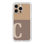 スリムプロテクションプレミアムケース［ オリジナル - initial two tone - C brown ］