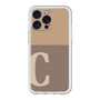 スリムプロテクションプレミアムケース［ オリジナル - initial two tone - C brown ］
