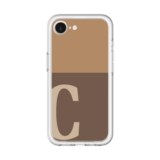 スリムプロテクションプレミアムケース［ オリジナル - initial two tone - C brown ］