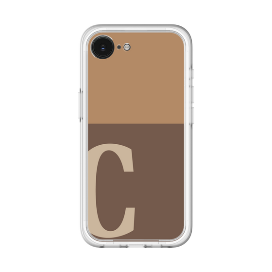 スリムプロテクションプレミアムケース［ オリジナル - initial two tone - C brown ］