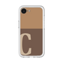 スリムプロテクションプレミアムケース［ オリジナル - initial two tone - C brown ］
